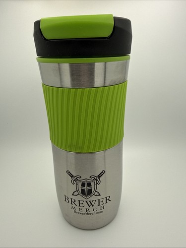 Stainless steel travel mug - stainless, –