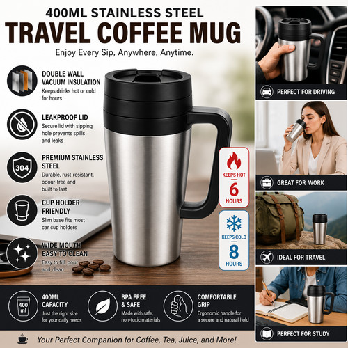 400ml stainless steel - stainless,