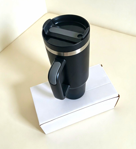 Insulated travel mug with - travel,