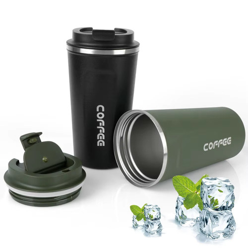 Stainless steel travel coffee - stainless,