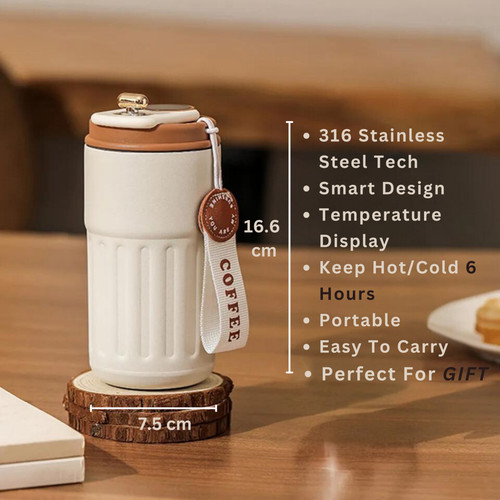 Stainless thermo travel coffee - stainless,