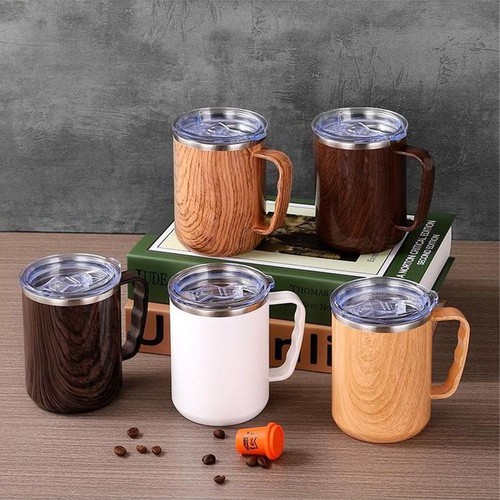 Stainless steel mug water cup - steel,