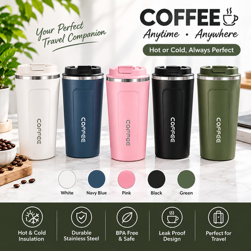 510ml travel coffee - travel, mug