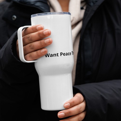 Travel mug with handle - a,
