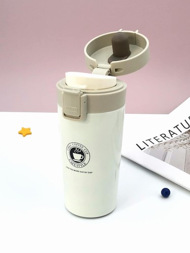 1pc stainless steel travel - steel, mug