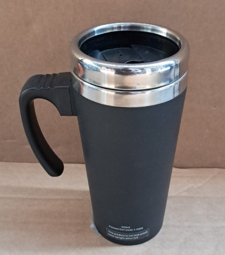 Travel mug soft touch plastic - travel,