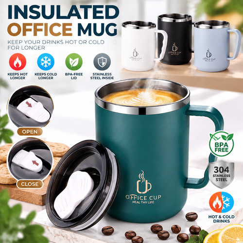 500ml stainless steel thermal - stainless,