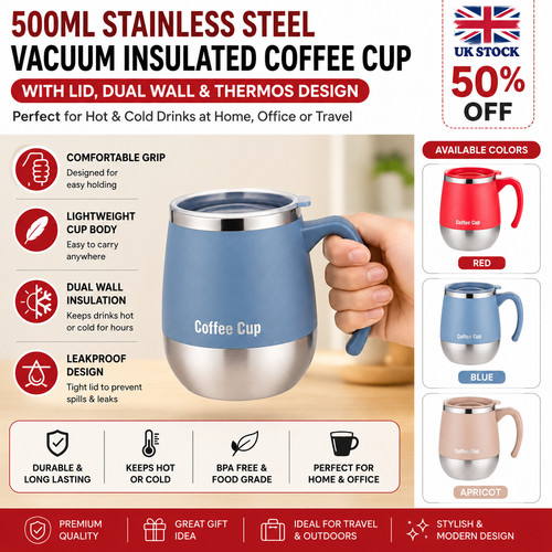 500ml stainless steel travel - 500ml,
