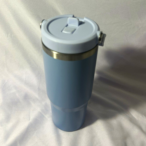 Stainless steel travel mug - stainless,