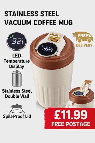 Stainless thermo travel coffee - stainless,